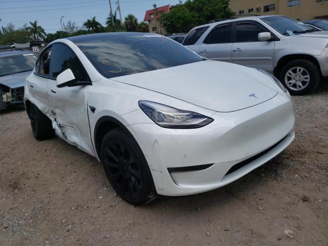 Salvage cars for sale from Copart Opa Locka, FL: 2021 Tesla Model Y