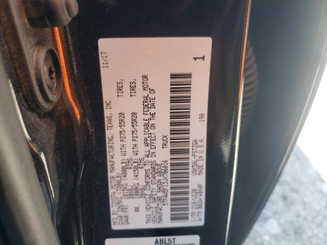 2018 TOYOTA UK 5TFAW5F13JX706016