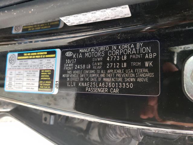 2018 KIA STINGER PR KNAE25LA6J6013350