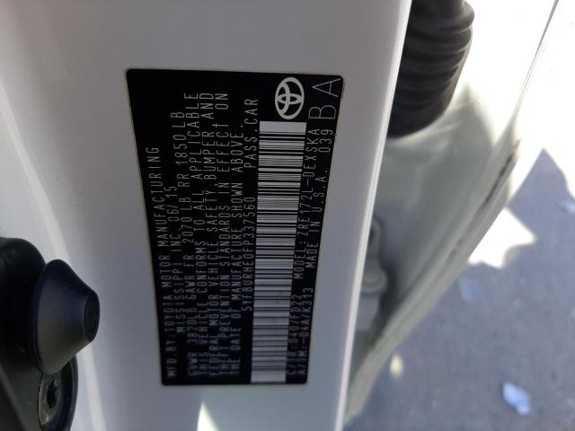 2015 TOYOTA 025FD25 5YFBURHE0FP337560