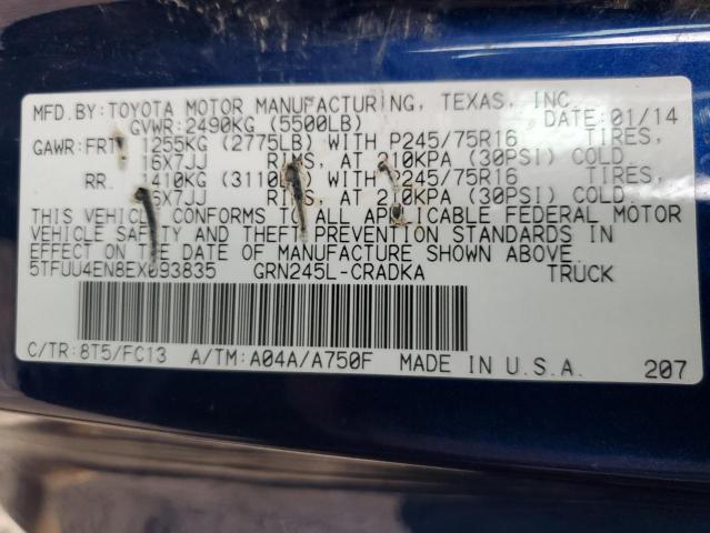 5TFUU4EN8EX093835 Toyota TACOMA