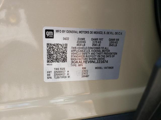 2022 GMC TERRAIN AT 3GKALYEV9NL221674