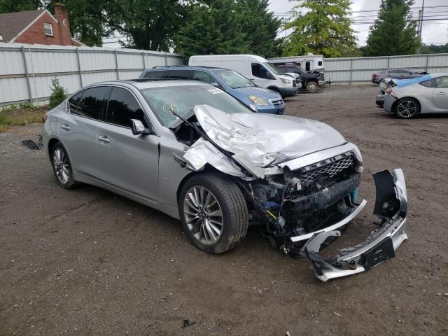 Salvage cars for sale from Copart Finksburg, MD: 2018 Infiniti Q50 Luxe