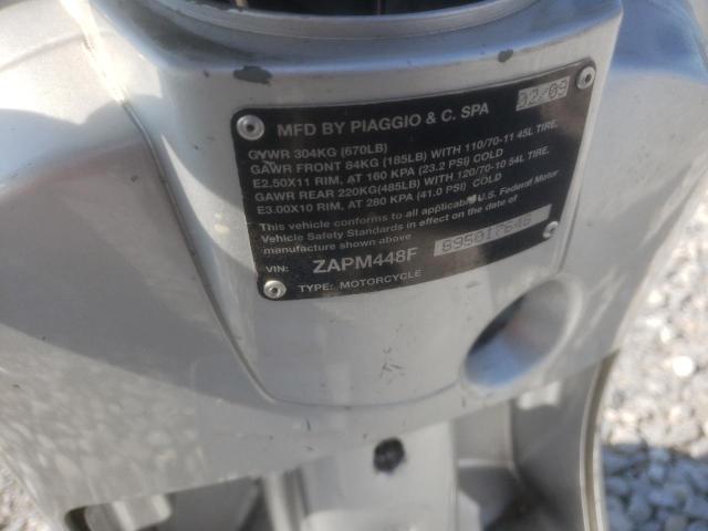 2009 VESPA LX 150 ZAPM448F895017648