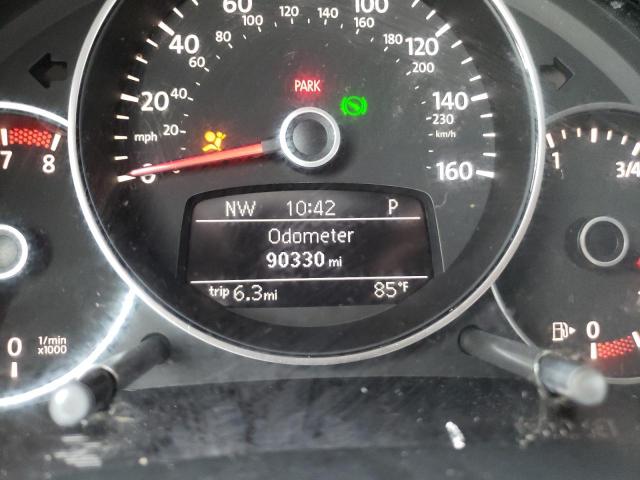 Hatchbacks VOLKSWAGEN BEETLE 2012 Czerwony