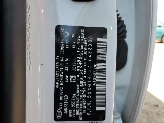 5XXGT4L37LG438388 KIA Optima Lx