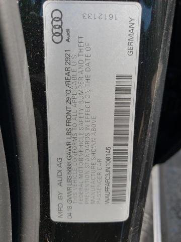 2018 AUDI S6 PREMIUM WAUFFAFC3JN108145
