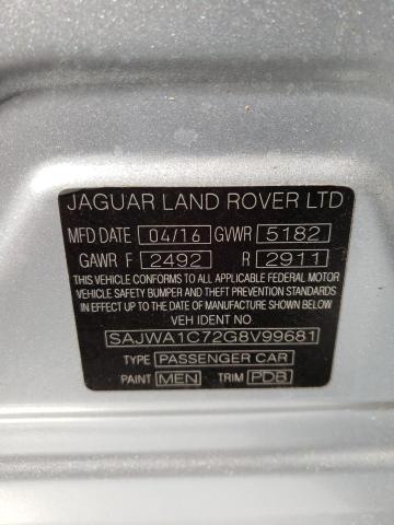 2016 JAGUAR XJ SAJWA1C72G8V99681