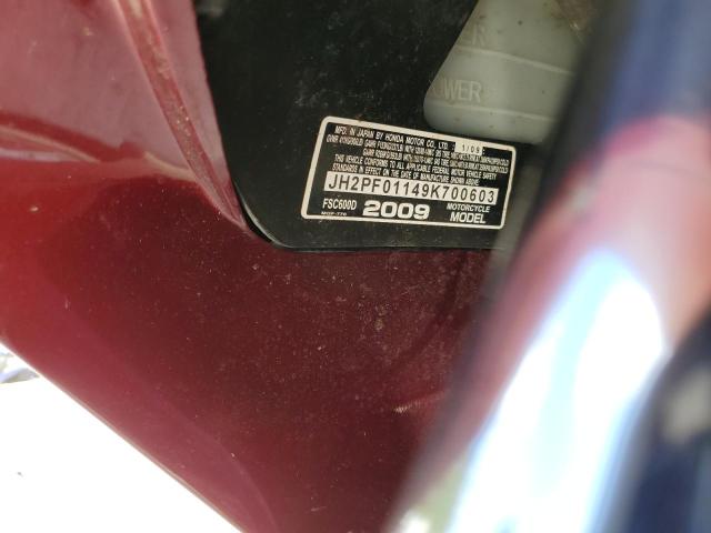2009 HONDA FSC600 D JH2PF01149K700603