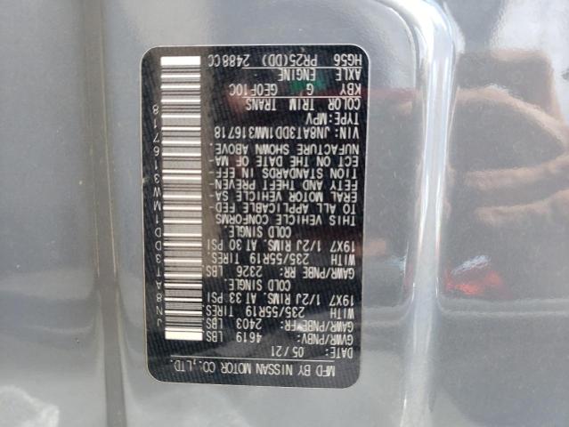 2021 NISSAN ROGUE PLAT JN8AT3DD1MW316718