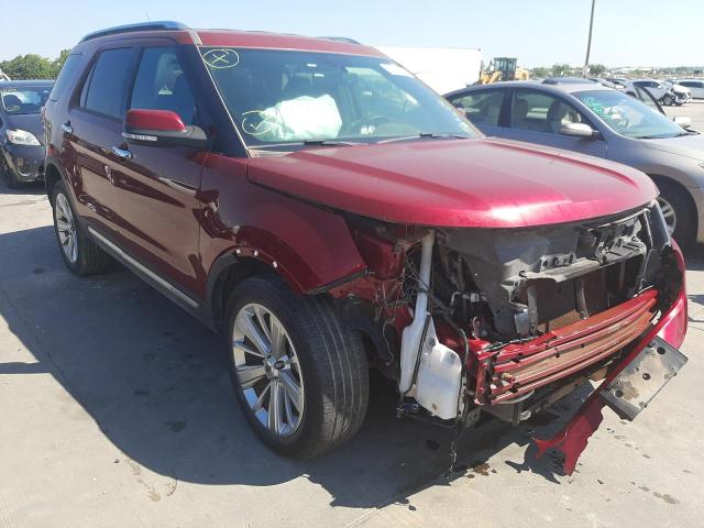 Salvage cars for sale from Copart Grand Prairie, TX: 2019 Ford Explorer L