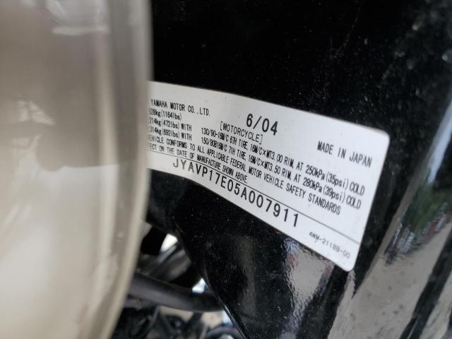 2005 YAMAHA XV1700 A JYAVP17E05A007911