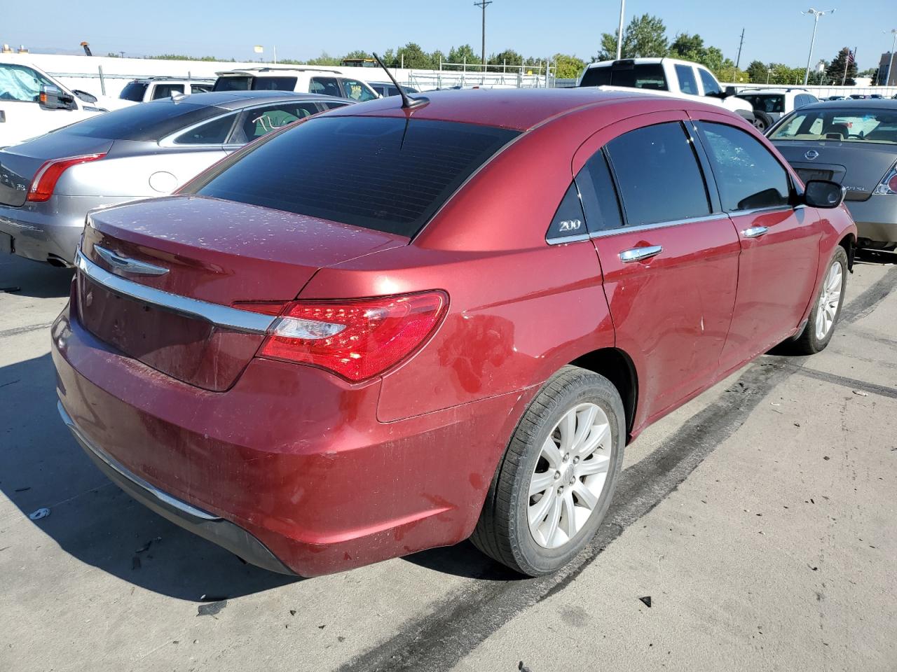 2013 Chrysler 200 Limited VIN: 1C3CCBCBXDN721551 Lot: 57625422