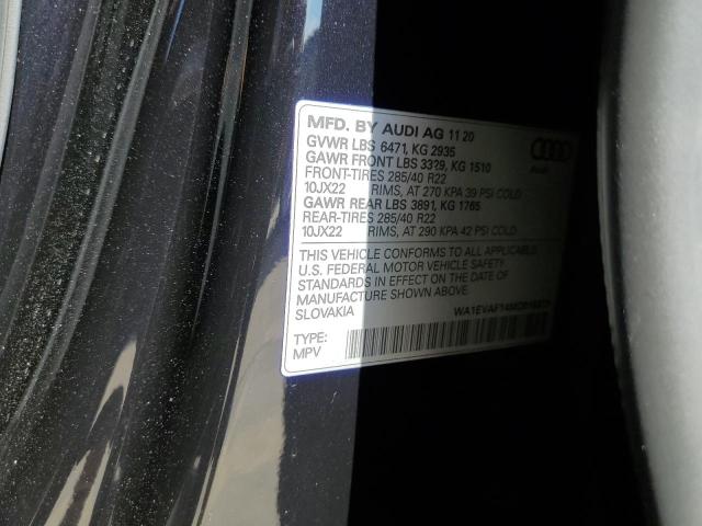 2021 AUDI Q8 PREMIUM WA1EVAF14MD019379