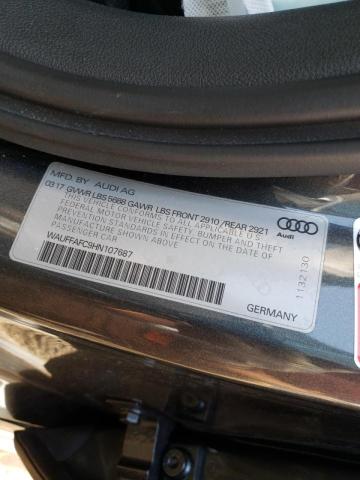 2017 AUDI S6 PREMIUM WAUFFAFC9HN107687