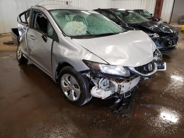 Salvage cars for sale from Copart Lansing, MI: 2015 Honda Civic LX