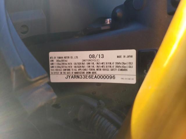 2014 YAMAHA FZ09 JYARN33E6EA000096