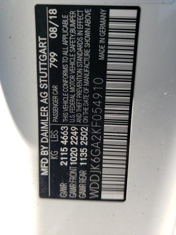 2019 MERCEDES-BENZ SL 450 WDDJK6GA2KF054910