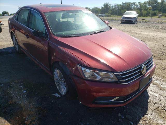 Salvage cars for sale from Copart Chambersburg, PA: 2017 Volkswagen Passat SE
