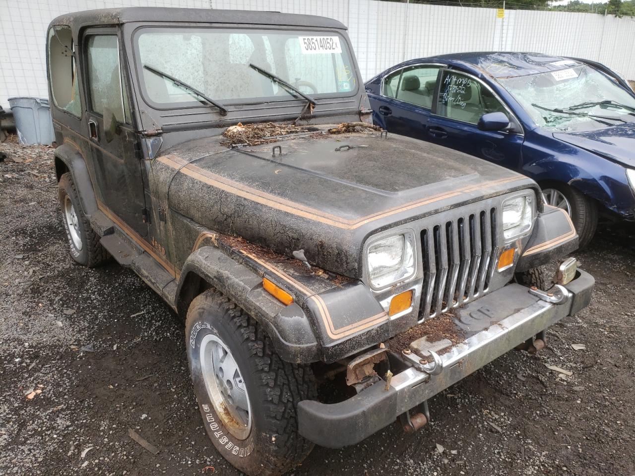 1988 Jeep Wrangler Laredo for sale at Copart New Britain, CT. Lot #58514***  