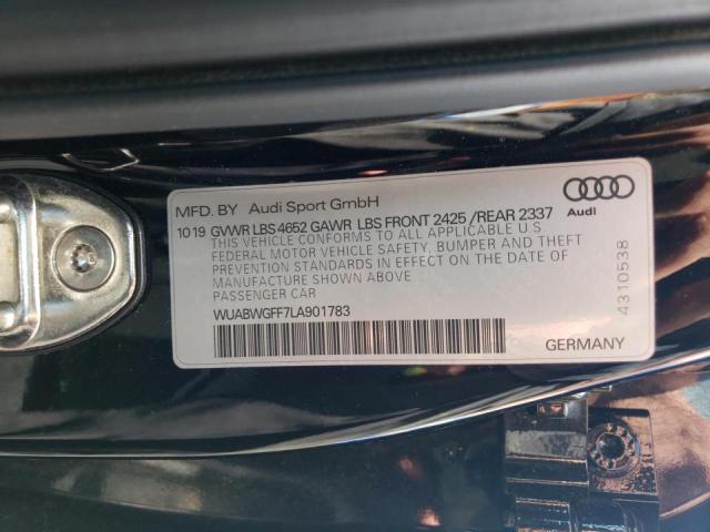 2020 AUDI RS3 WUABWGFF7LA901783