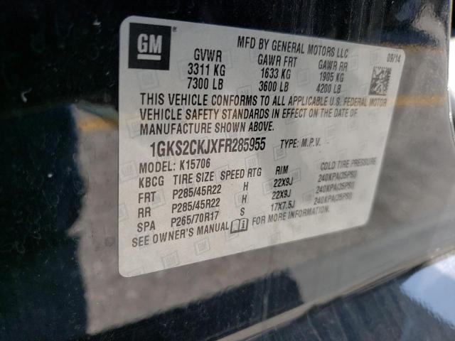 2015 GMC YUKON DENA - 1GKS2CKJXFR285955