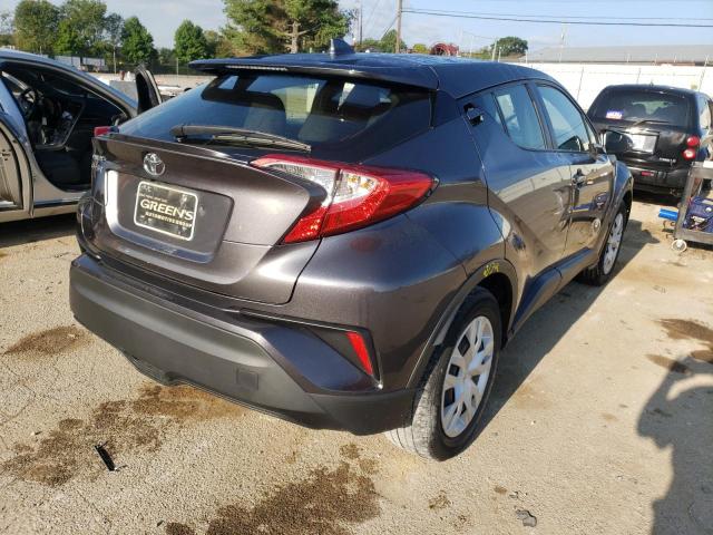 VIN: JTNKHMBX3K1051326 Auction: COPART Lot: 59350662 Location: KY - LEXINGTON EAST JTNKHMBX3K1051326 TOYOTA C-HR 2019 GRAY Photo 4