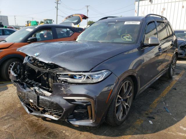 2021 BMW X7 M50I 5UXCX6C03M9H71255