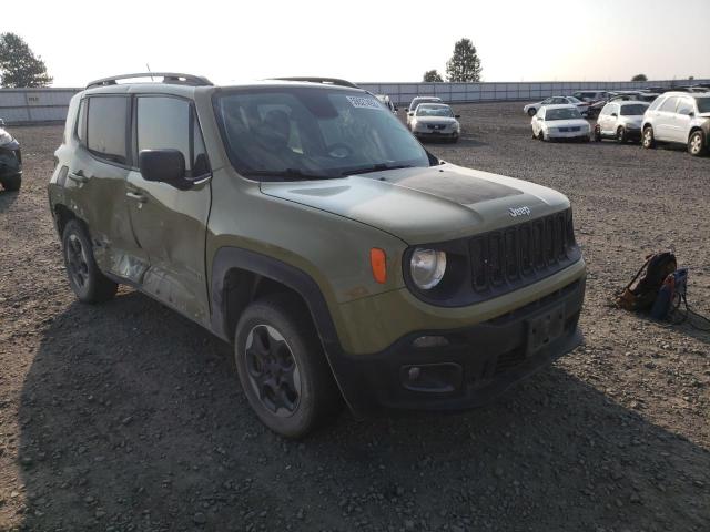 Salvage cars for sale from Copart Airway Heights, WA: 2015 Jeep Renegade