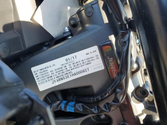 2017 YAMAHA FZ09 JYARN53E1HA000927