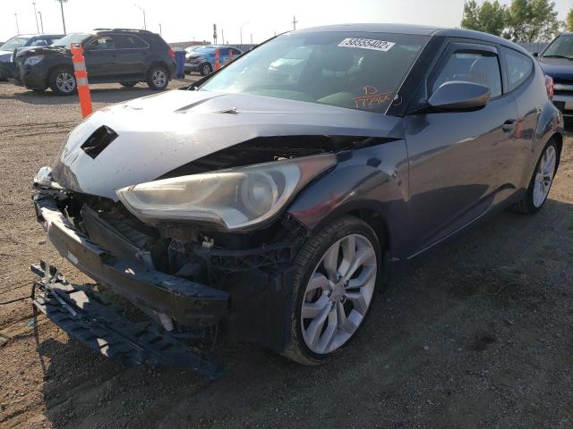 2013 Hyundai Veloster VIN: KMHTC6AD9DU172966 Lot: 58555402