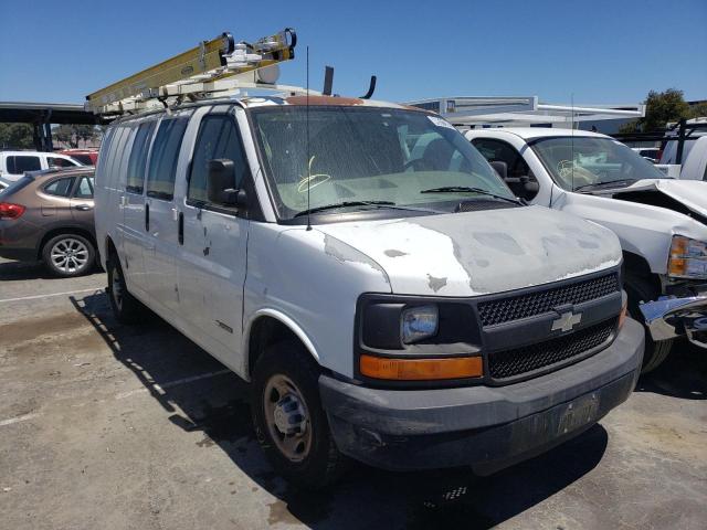 Salvage cars for sale from Copart Hayward, CA: 2006 Chevrolet Express G2