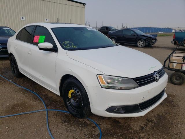 Salvage cars for sale from Copart Rocky View County, AB: 2012 Volkswagen Jetta TDI