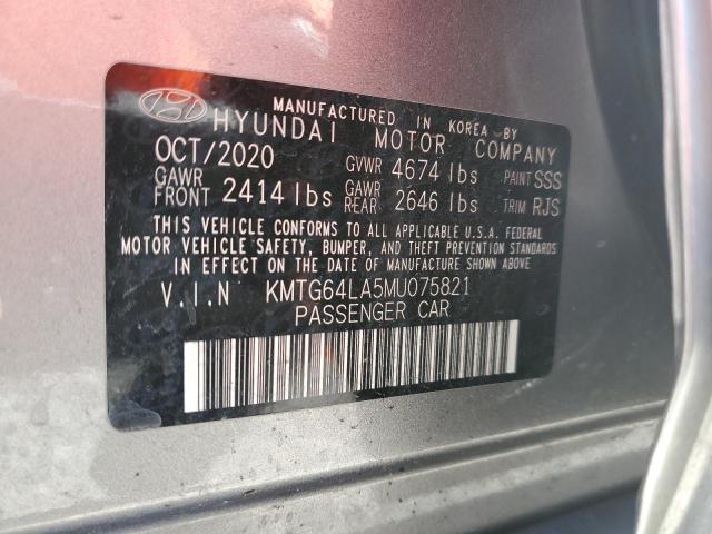 2021 GENESIS G70 KMTG64LA5MU075821