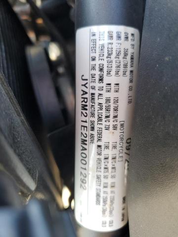 2021 YAMAHA XSR700 JYARM21E2MA001292