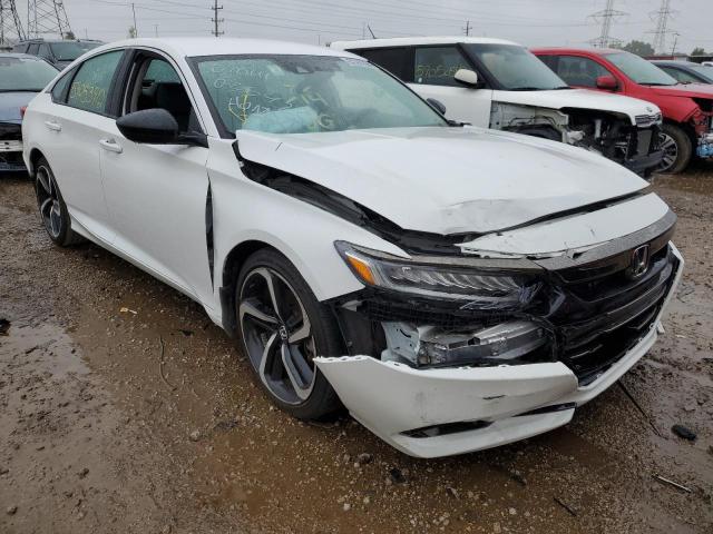 Salvage cars for sale from Copart Elgin, IL: 2021 Honda Accord Sport
