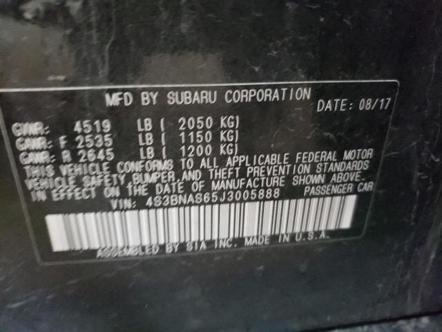 2018 SUBARU LEGACY SPO 4S3BNAS65J3005888