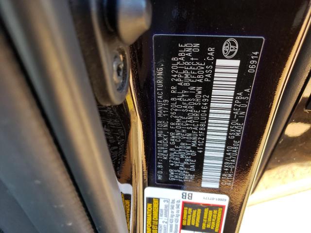 2020 TOYOTA AVALON LIM 4T1CZ1FB8LU046492