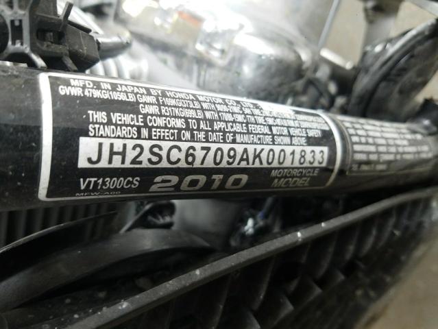 2010 HONDA VT1300 CS JH2SC6709AK001833