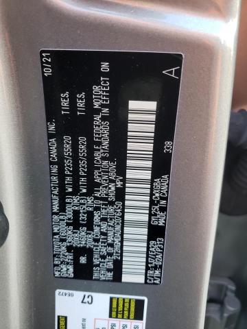 2022 LEXUS RX 450H 2T2HGMDA0NC076450