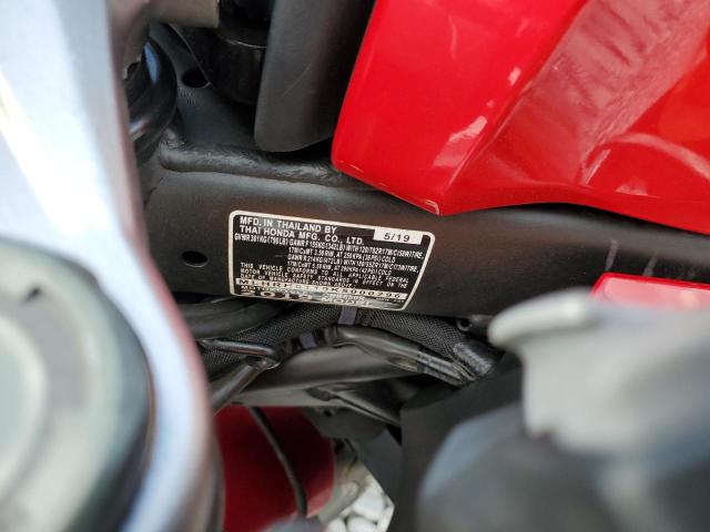 2019 HONDA CBR650 R MLHRH0119K5000296