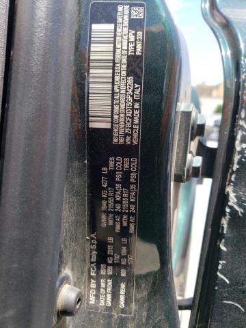 2016 FIAT 500X LOUNG ZFBCFXDT5GP342265