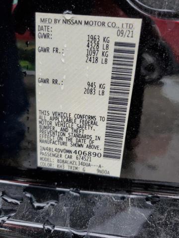 2021 NISSAN ALTIMA SV - 1N4BL4DV0MN406890