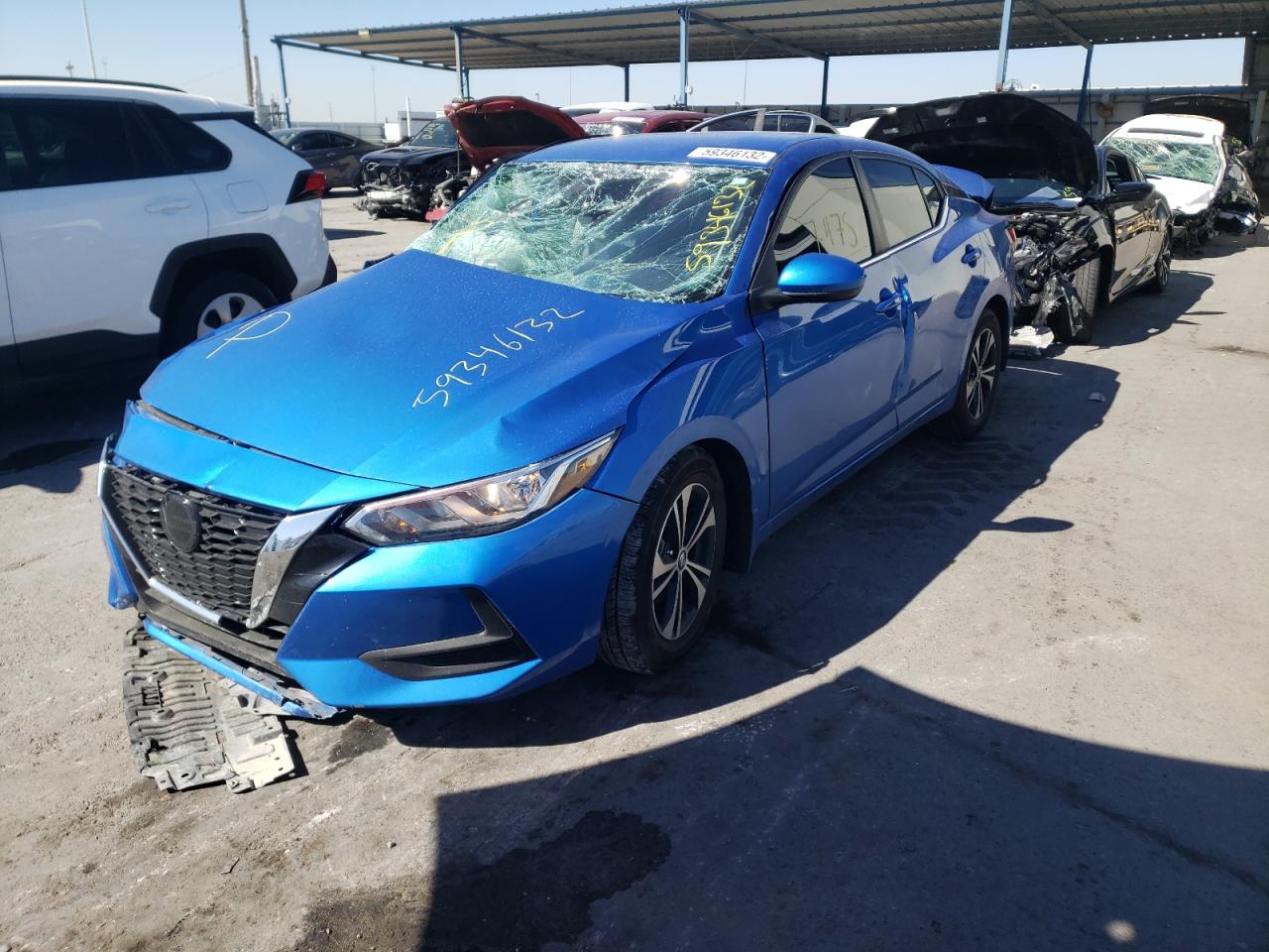 2022 Nissan Sentra Sv vin: 3N1AB8CV3NY237716