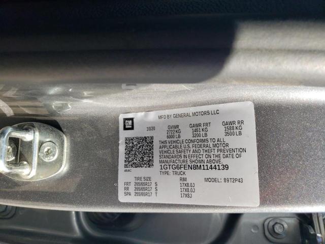 2021 GMC CANYON AT4 1GTG6FEN8M1144139