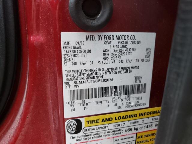 5LMJJ3JT5GEL02675 Lincoln Navigator L Select