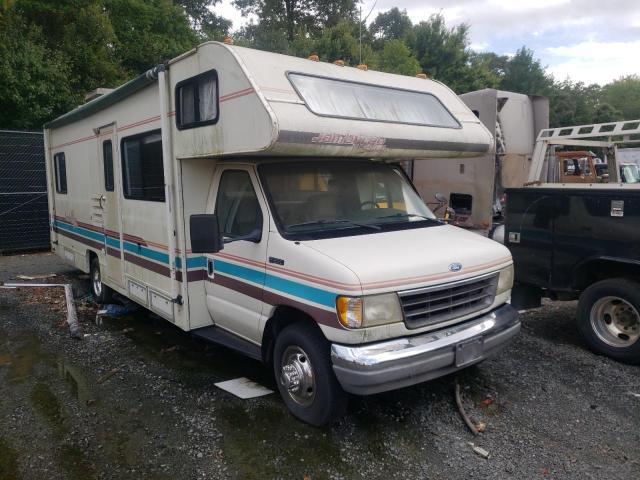 Salvage cars for sale from Copart Waldorf, MD: 1993 Ford Econoline E350 Cutaway Van
