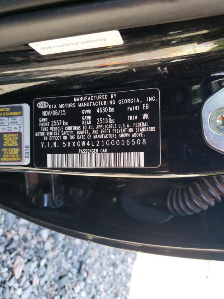 2016 Kia Optima Sx VIN: 5XXGW4L21GG016508 Lot: 59142052