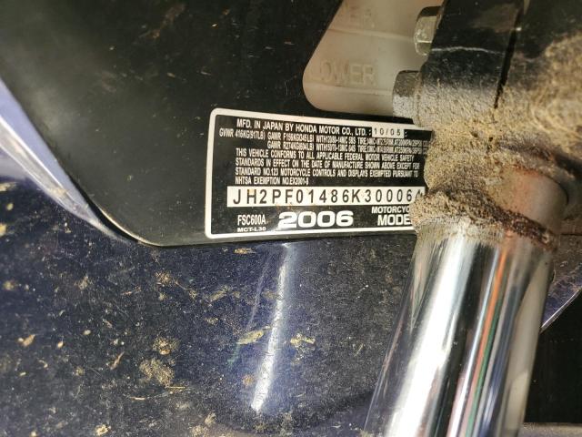 2006 HONDA FSC600 A JH2PF01486K300064