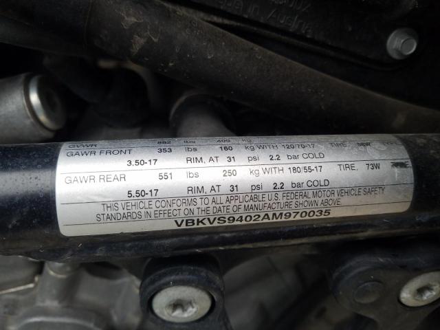 2010 KTM 990 SUPERM VBKVS9402AM970035